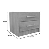 Set dormitor Olympus Sonoma, Lemn, Set 4 piese, Pat 120x200 cm