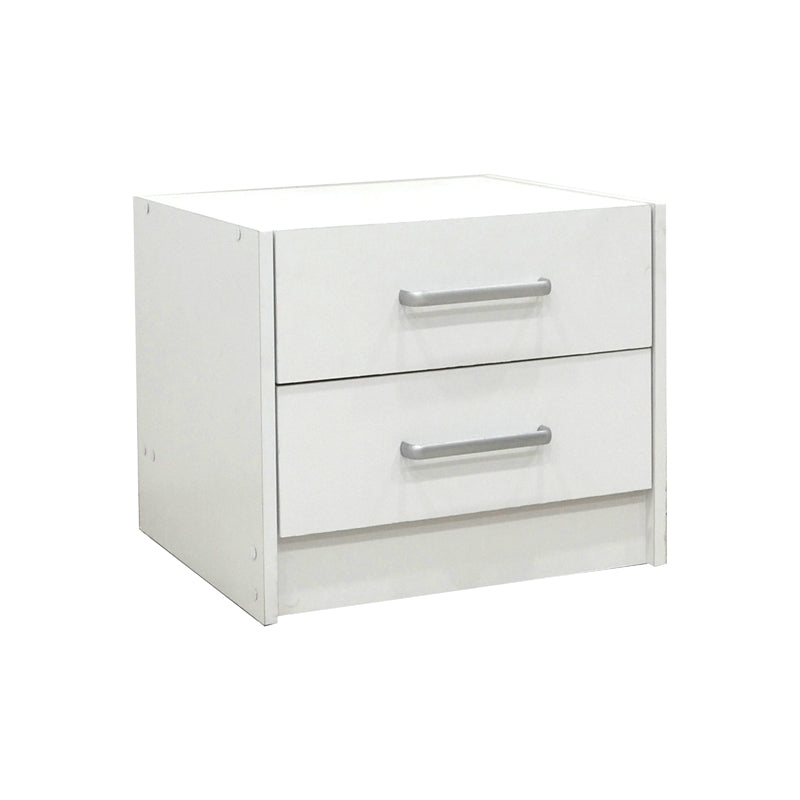Set dormitor Olympus White, Lemn, Set 4 piese, Pat 140x200 cm