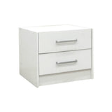 Set dormitor Olympus White, Lemn, Set 4 piese, Pat 140x200 cm