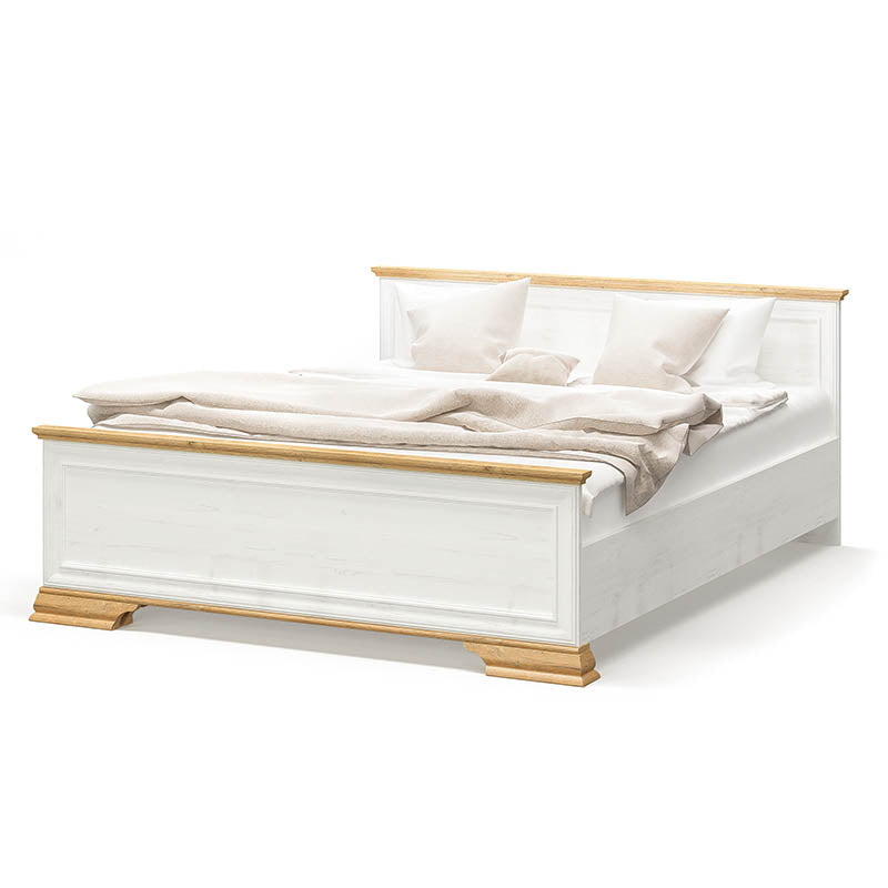 Set dormitor Jaden, Lemn, Set 3 piese, Pat 160x200 cm