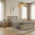Set dormitor cu pat Olympus Sonoma, lemn, 120x200 cm