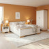 Set Dormitor Jaden cu Pat, Oak-Alb, Lemn, 160x200 cm
