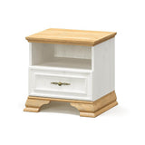 Set Dormitor Jaden cu Pat, Oak-Alb, Lemn, 160x200 cm