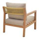 Set gradina Andasio, Gri - Natural, 164x83x70 cm
