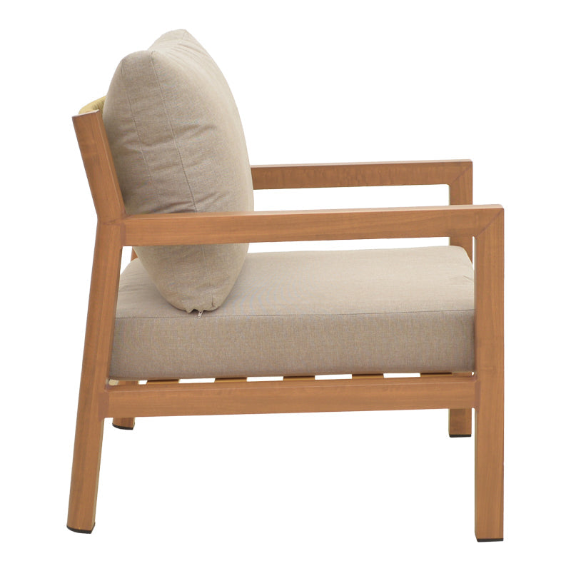 Set gradina Andasio, Gri - Natural, 164x83x70 cm