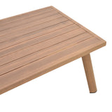 Set gradina Andasio, Gri - Natural, 164x83x70 cm