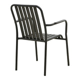 Set de sufragerie exterior Heven Vista, 5 piese, 80x80x72 cm - Negru