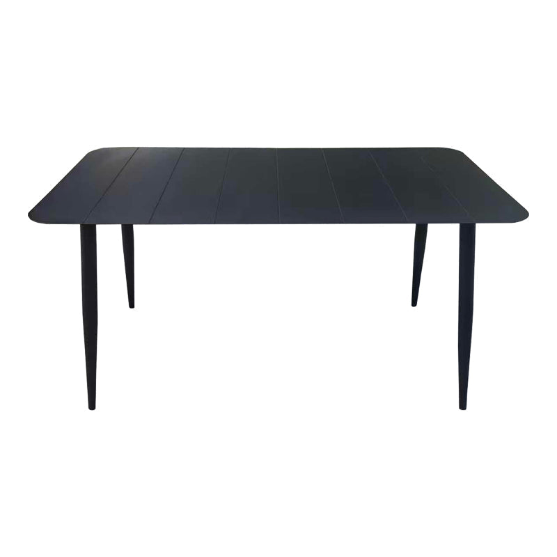 Set de sufragerie exterior Heven Vista, 7 piese, 150x80x72 cm - Negru