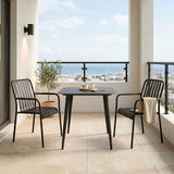 Set de sufragerie exterior Heven Vista, 3 piese, 80x80x72 cm - Set dining exterior Heven Vista, 3 piese, 80x80x72 cm - 200-001597