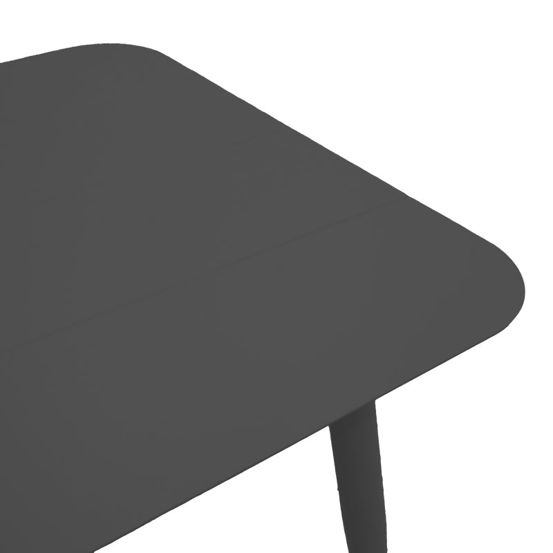 Set de sufragerie exterior Heven Vista, 3 piese, 80x80x72 cm - Negru
