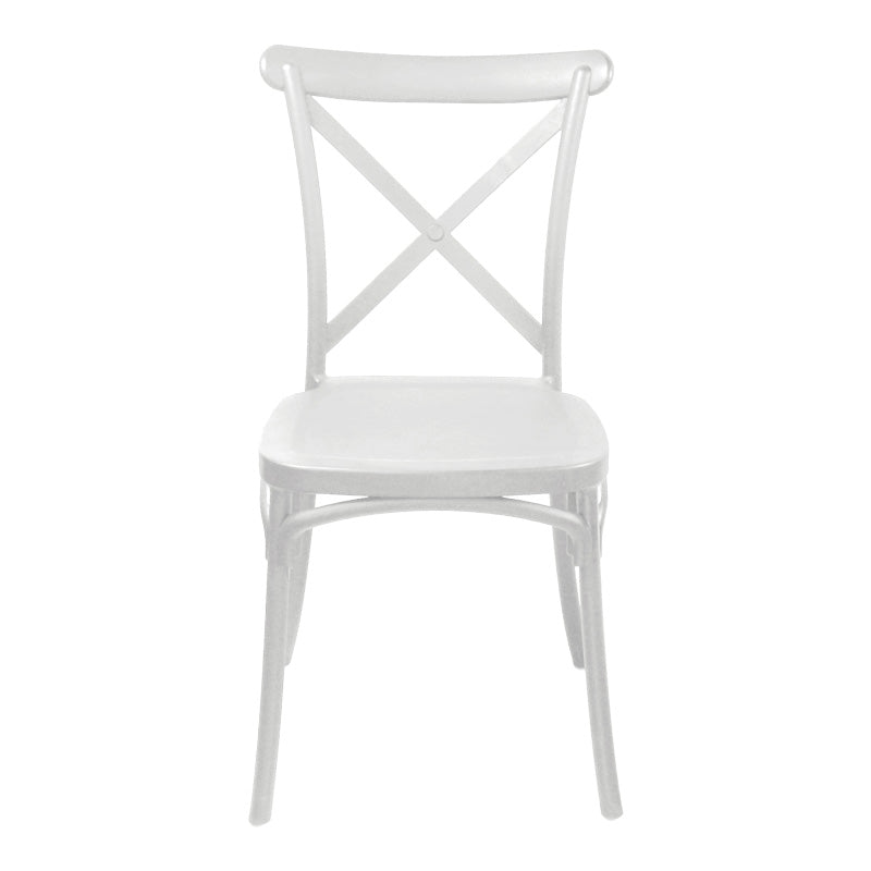 Alb | SKU: 200-001849 | Set grădină masă și scaune Groovy-Crossie, Alb, 60x60x76 cm, varianta Alb, produs pentru amenajarea locuinței, disponibil online în România la CasaMob