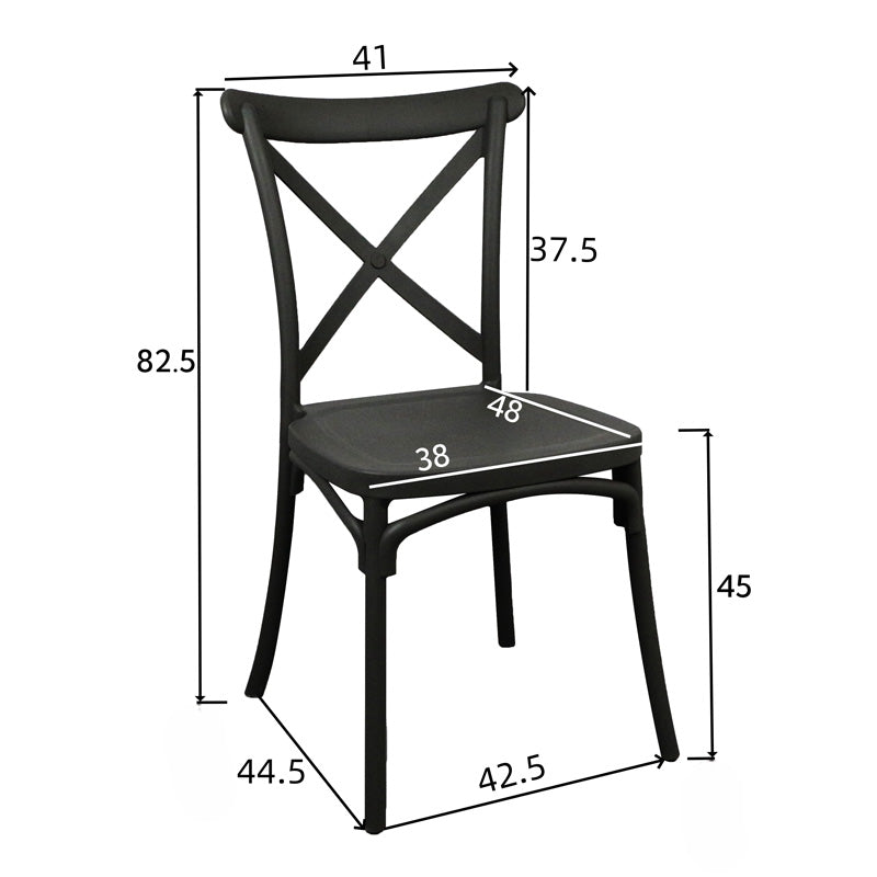 Alb | SKU: 200-001849 | Set grădină masă și scaune Groovy-Crossie, Alb, 60x60x76 cm, varianta Alb, produs pentru amenajarea locuinței, disponibil online în România la CasaMob