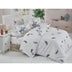 Set Lenjerie de pat double, Alb, 220 x 160 cm,100% Bumbac Ranforce