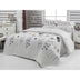 Set Lenjerie de pat double, Alb, 220x200 cm
