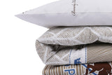 Set Lenjerie de pat double, 100% Bumbac Ranforce, Bej, 220x200 cm