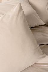 Set Lenjerie pat double Cream, Ranforce, 200x220 cm