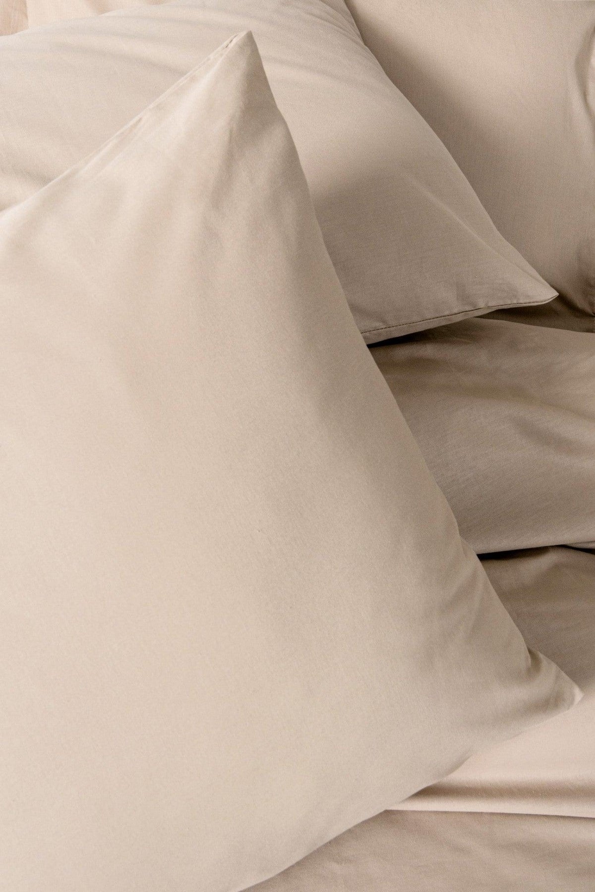 Set Lenjerie pat double Cream, Ranforce, 200 X 220 CM