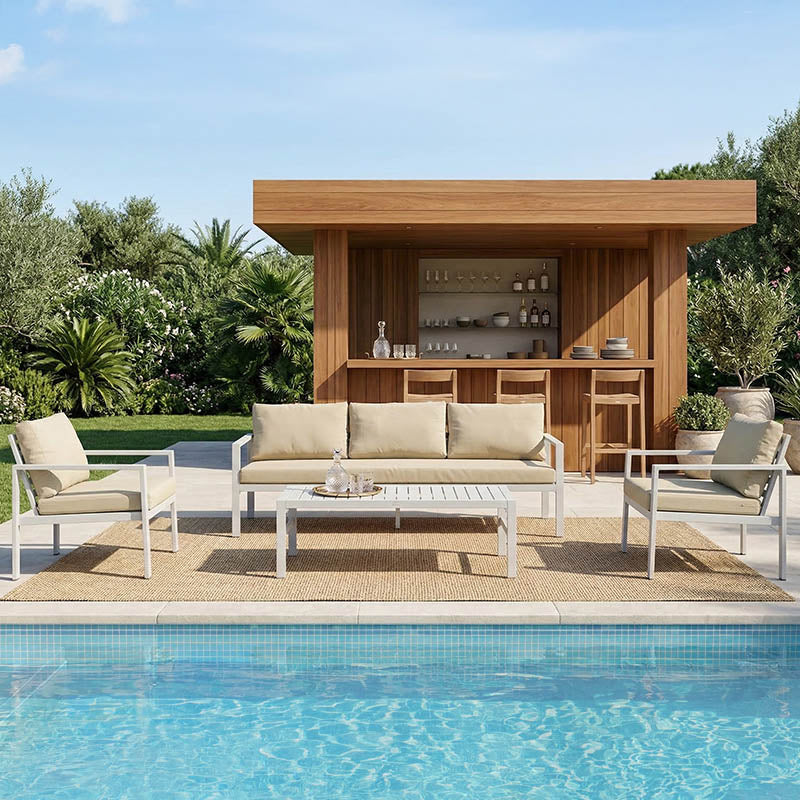Set lounge exterior Gardenly I, 4 piese, 175x69x72 cm - Set lounge exterior Gardenly I, 4 piese, 175x69x72 cm