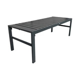 Set lounge exterior Gardenly I, 4 piese, 175x69x72 cm - Antracit