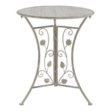 Set masa 3 bucati Abriel, Gri - Gri inchis, 60x60x71 cm - Gri
