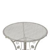Set masa 3 bucati Abriel, Gri - Gri inchis, 60x60x71 cm - Gri
