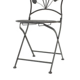Set masa 3 bucati Abriel, Gri - Gri inchis, 60x60x71 cm - Gri inchis