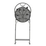 Set masa 3 bucati Abriel, Gri - Gri inchis, 60x60x71 cm - Gri inchis