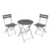 Set masa bistro pliabila, 3 piese, Metal, 60x71 cm - 400-000017