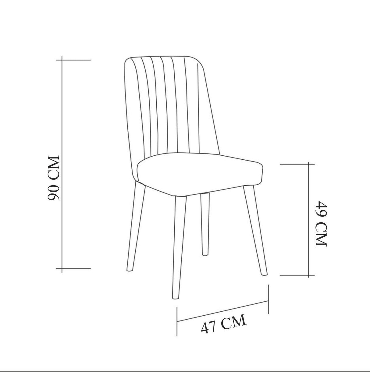 Set Masa Bucatarie și scaune (5 bucăți) Santiago 0900, Stejar, 120x75x77 cm