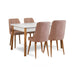 Set Masa Bucatarie și scaune (5 bucăți) Santiago 0900, Stejar, 120x75x75 cm