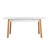 Set Masa Bucatarie și scaune (5 bucăți) Santiago 0900, Stejar, 120x75x77 cm