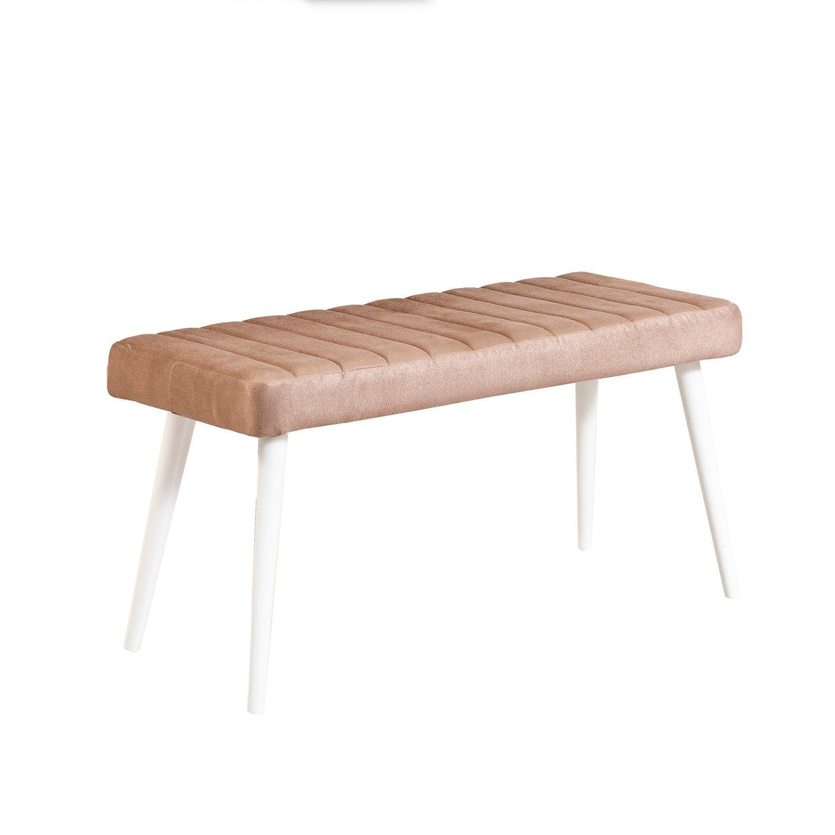 Set Masa Bucatarie și scaune (6 bucăți) Puren, Alb - Alb / Stejar, 120x75x77 cm - Alb