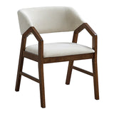 Set de sufragerie Eleganza-Livia 7 piese, nuc, 180x99x76 cm