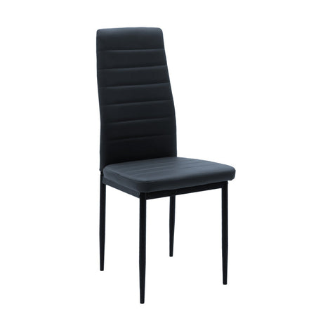 Set de sufragerie format 5 piese Manka-Parker fabricat, neagra-sonoma, 110x80x77 cm
