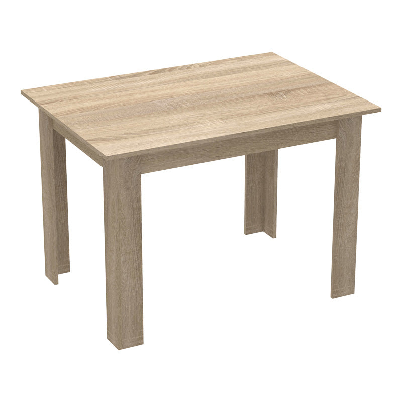 Set de sufragerie format 5 piese Manka-Parker fabricat, neagra-sonoma, 110x80x77 cm