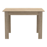 Set de sufragerie format 5 piese Manka-Parker fabricat, neagra-sonoma, 110x80x77 cm