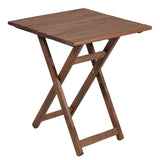 Set masa de sufragerie 3 piese Retto lemn masiv de fag nuc-bej-Crem stofa, 60x60x71 cm