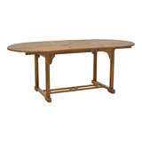 Set masa de sufragerie Zerco-Sopho 7 lemn masiv de salcâm, Natural, 200/150x100x75 cm