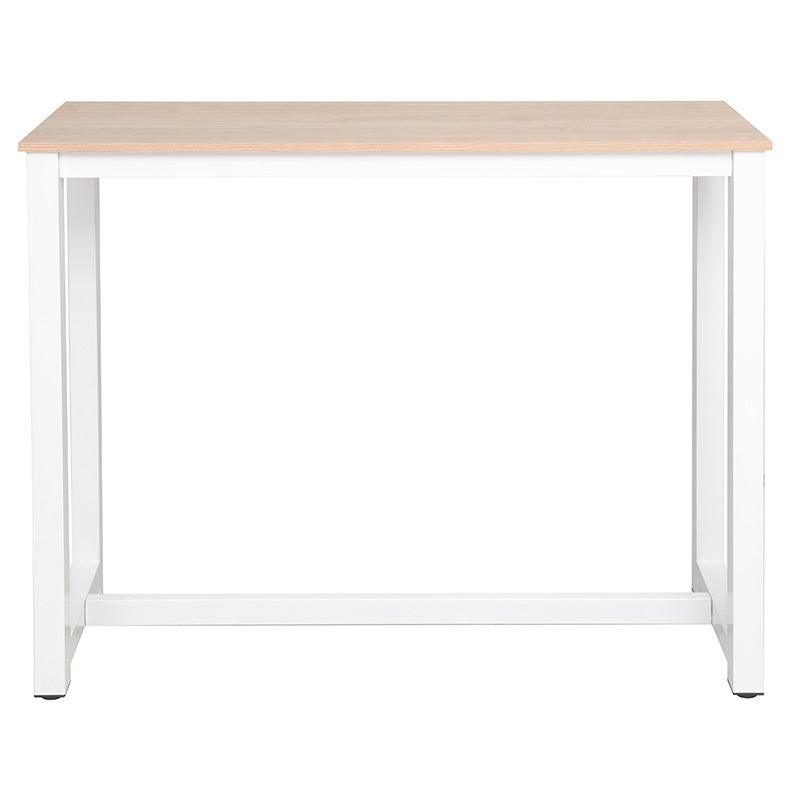 Set de sufragerie, bar Marle, Alb - Negru, 120x40x100 cm - Alb