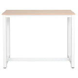 Set de sufragerie, bar Marle, Alb - Negru, 120x40x100 cm - Alb