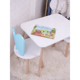 Set masa si scaun pentru copii Furniture Bunny One, 50x45x60 cm - Set masa si scaun pentru copii Furniture Bunny One, 30x25 cm - 517BMB1101