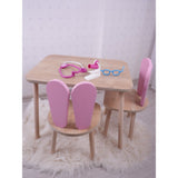 Set masa si scaun pentru copii Furniture Bunny One, 50x45x60 cm - Set masa si scaun pentru copii Furniture Bunny One, 30x25 cm - 517BMB1123