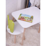 Set masa si scaun pentru copii Furniture Bunny One, 50x45x60 cm - Set masa si scaun pentru copii Furniture Bunny One, 30x25 cm - 517BMB1105