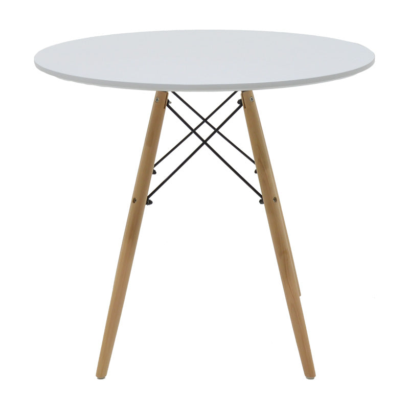 Set masa si scaune 3 piese Julita-Noor, Negru, 80x80x73 cm