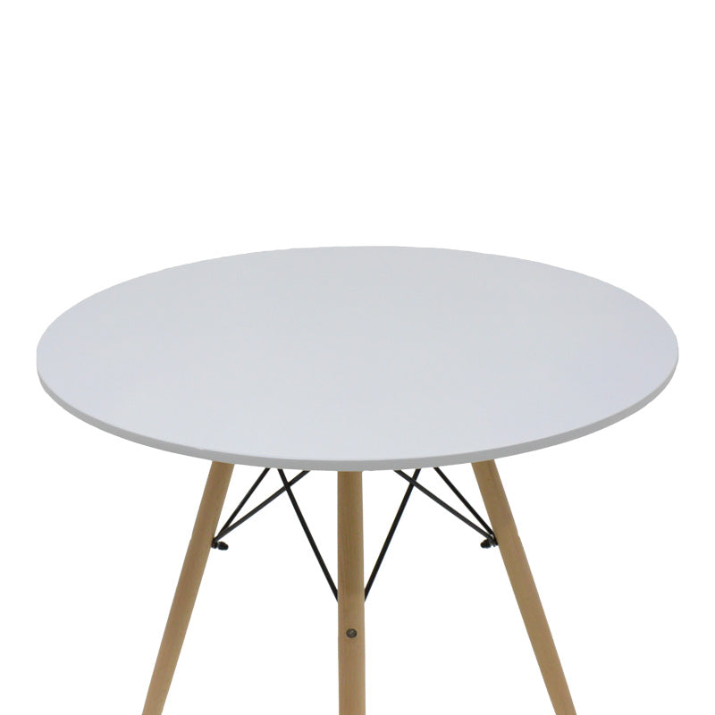 Set masa si scaune 3 piese Julita-Noor, Negru, 80x80x73 cm