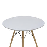Set masa si scaune 3 piese Julita-Noor, Negru, 80x80x73 cm