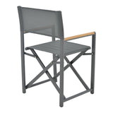 Set masa si scaune 5 buc de gradina Mabu-Kliton, Antracit, 80x80x74 cm