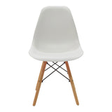 Set masa si scaune 5 piese Julita, Alb, 80x80x73 cm
