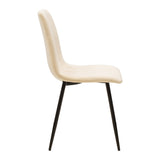Set masa si scaune 5 piese Natali-Noor, Alb, 120x80x76 cm