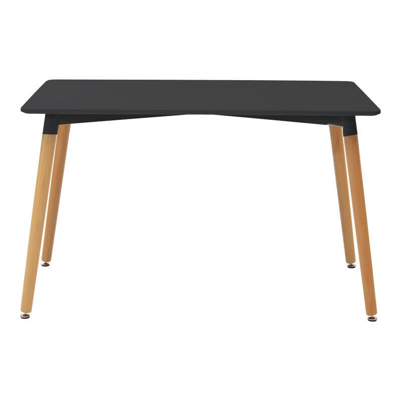 Set masa si scaune 5 piese Natali-Noor, Negru, 120x80x76 cm, foto produs 6
